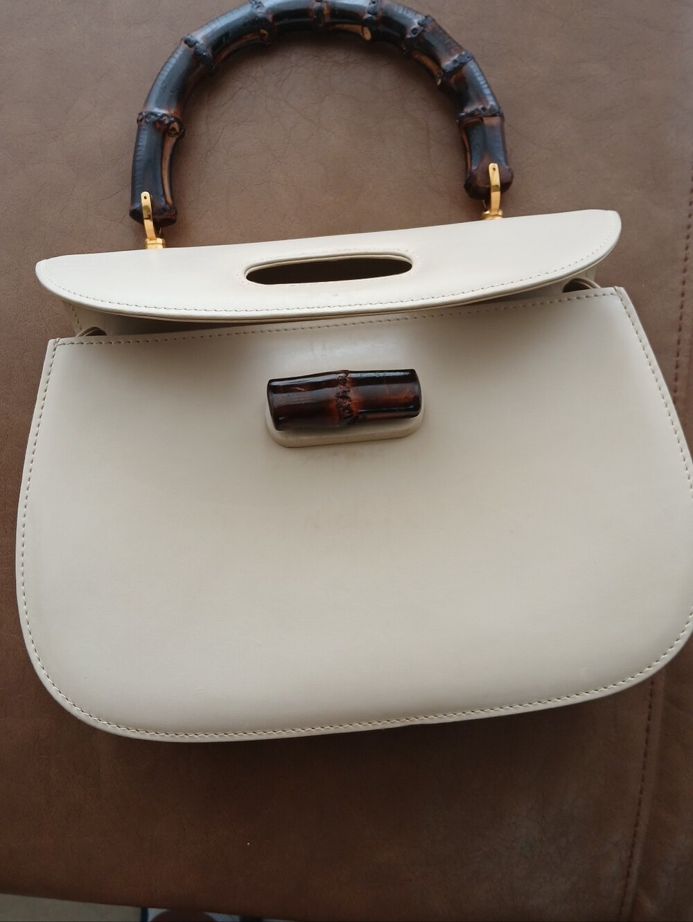 Vintage Gucci classic bamboo handle bag - Picture 7 of 16